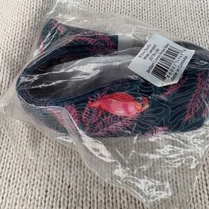 Vera Bradley Retired Brilliant Canopy Birdies Navy Wide Lanyard NWT  ID Badge